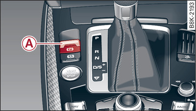 Consola central: Freno de estacionamiento